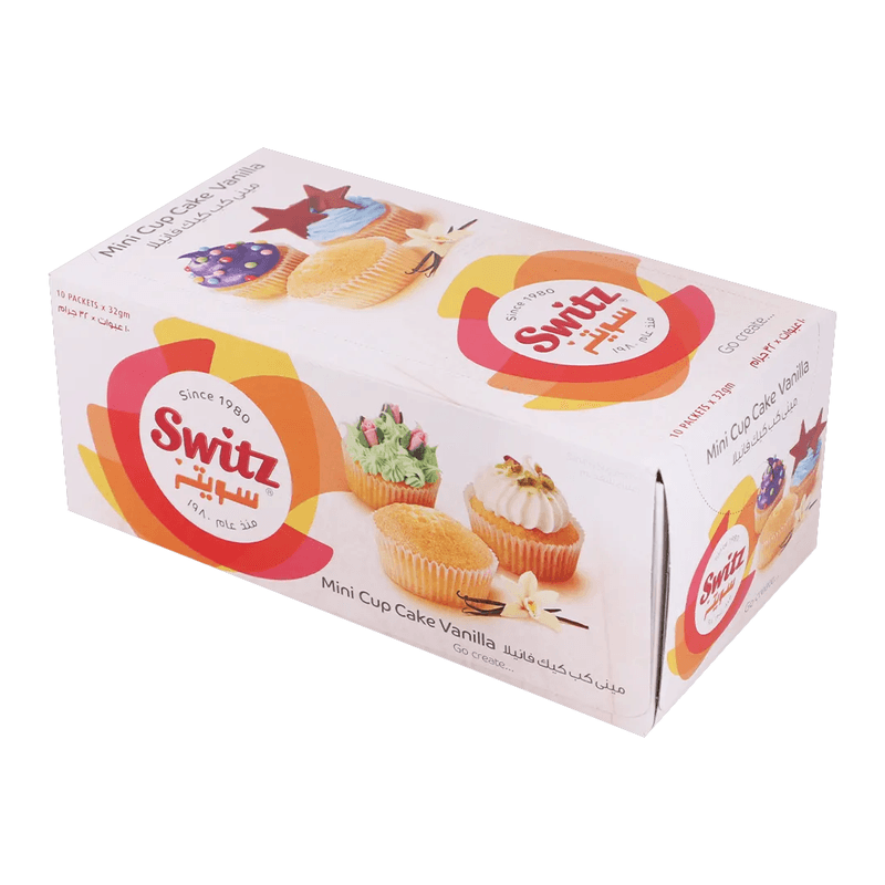 سويتز ميني كب كيك بالفانيلا 32جم*10