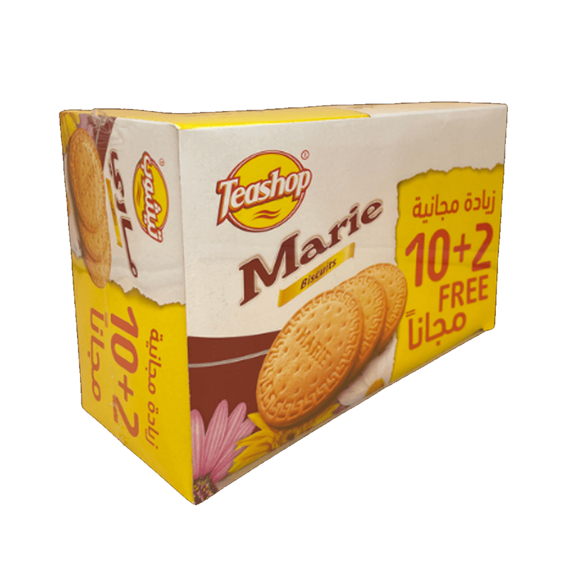 تيشوب بسكويت ماري علبة 10حبات+2مجانا 70 جم