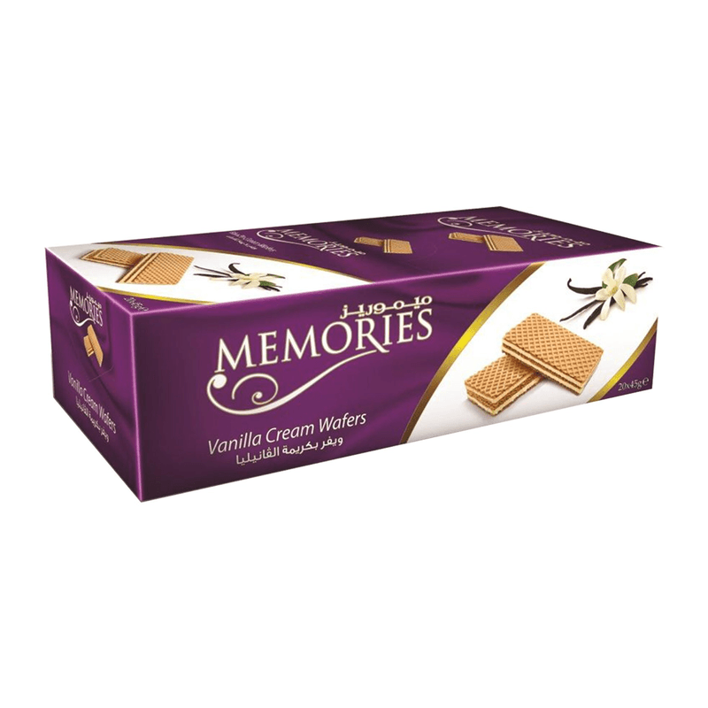 ميموريز ويفر بكريمة الفانيليا 24 قطعة