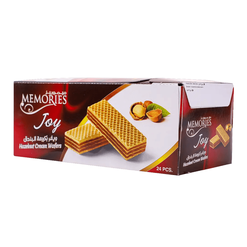 ميموريز ويفر بكريمة البندق 24 قطعة