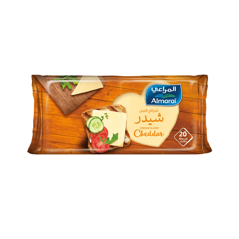 المراعي شرائح الجبن شيدر 400جم 20 شريحه