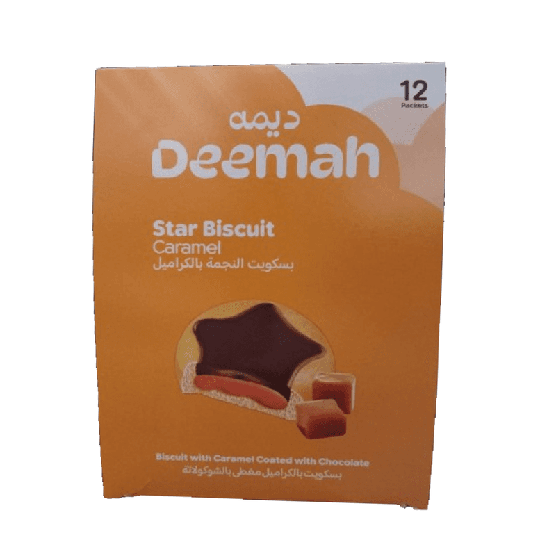ديمة بسكويت النجمة بالكراميل 26 جم*12