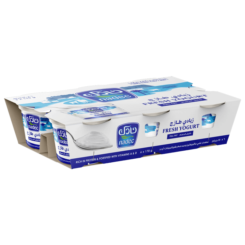 نادك زبادي  كامل الدسم 170 جم*6