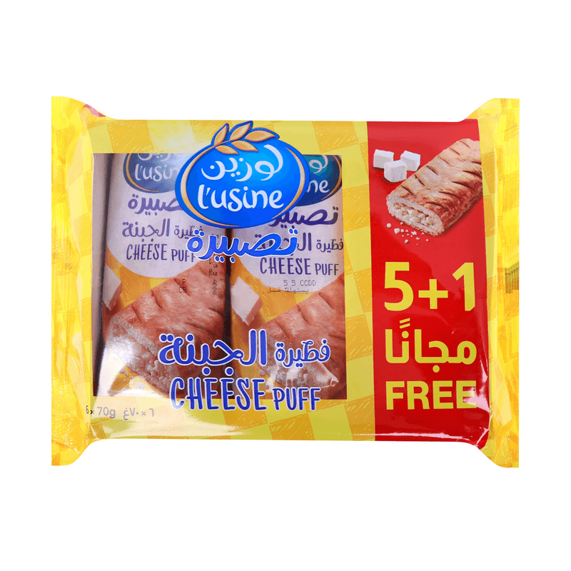 تصبيرة لوزين فطيرة الجبنة 5+1 مجانا(6*70جم)