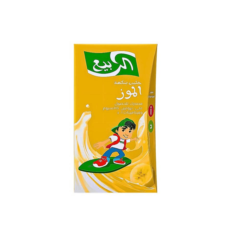 الربيع  حليب  بنكهة الموز 125 مل