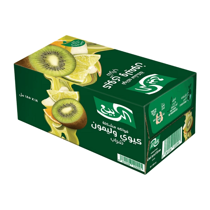 الربيع شراب فواكة مشكلة كيوي و ليمون  185مل*18
